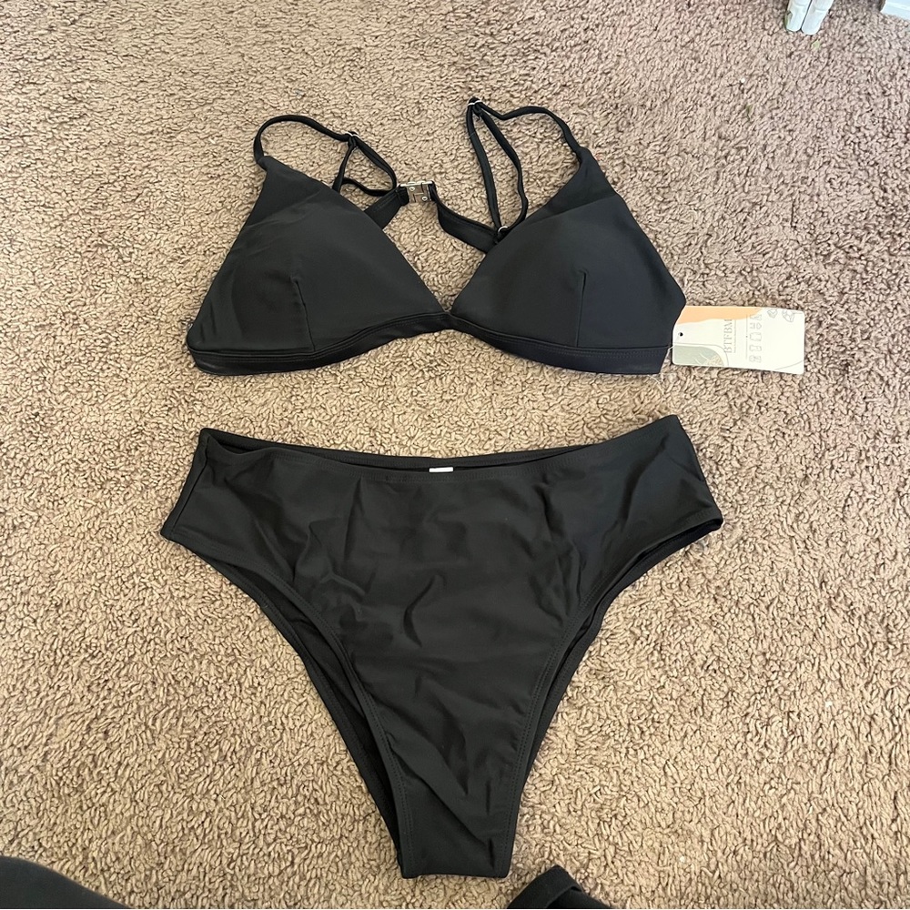black bikini set
